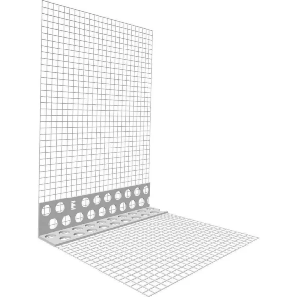 EJOT välisnurgaprofiil võrguga 2,5 m 100 × 150 mm